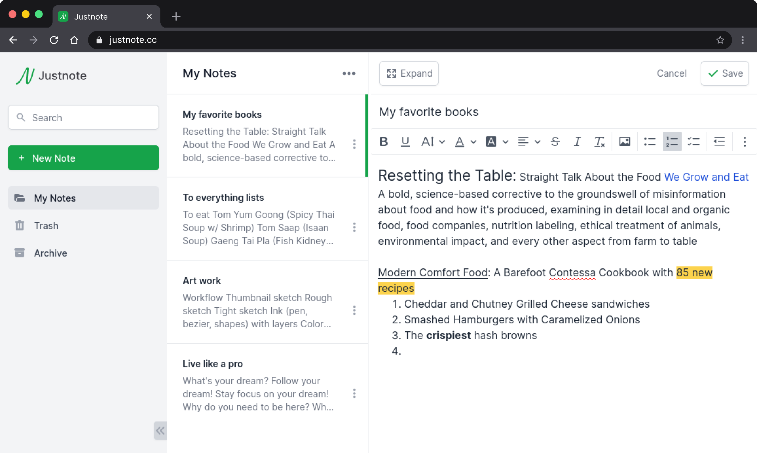 Justnote - Simple & Private Taking Notes